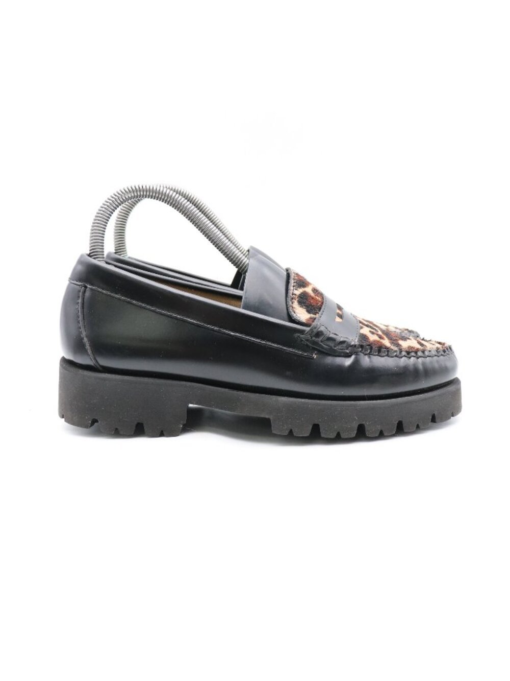 G.H. Bass Whitney Leopard Lug Loafer Women's Size 6.5 M Weejuns Leather